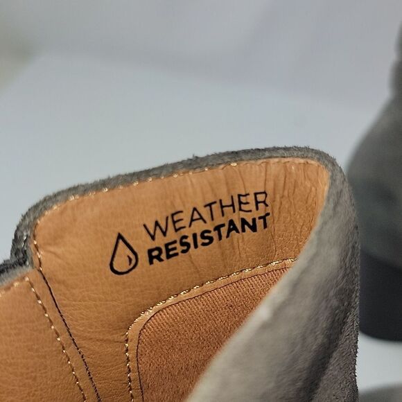 Vionic Jessie Gray Suede Leather Women's Ankle Boots - Picture 11 of 14